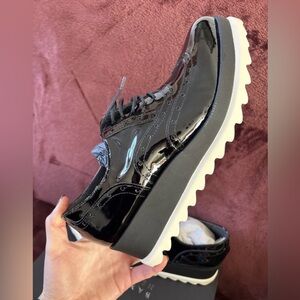 Barneys New York Black Patent Leather loafers